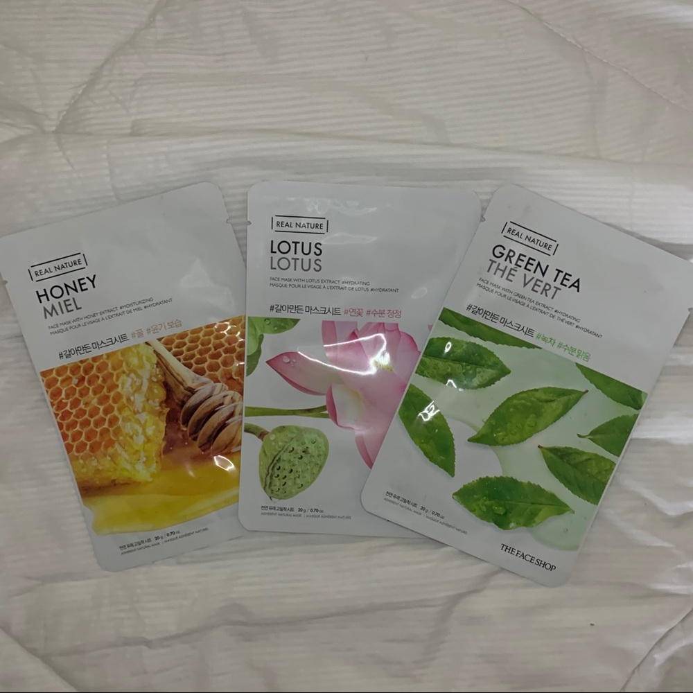 HONEY + LOTUS + GREEN TEA FSCE MASK BUNDLE